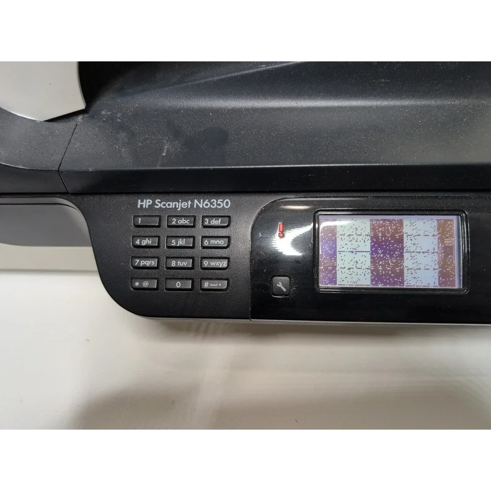 HP ScanJet N6350 Flatbed ADF Duplex CCD USB Ethernet Network